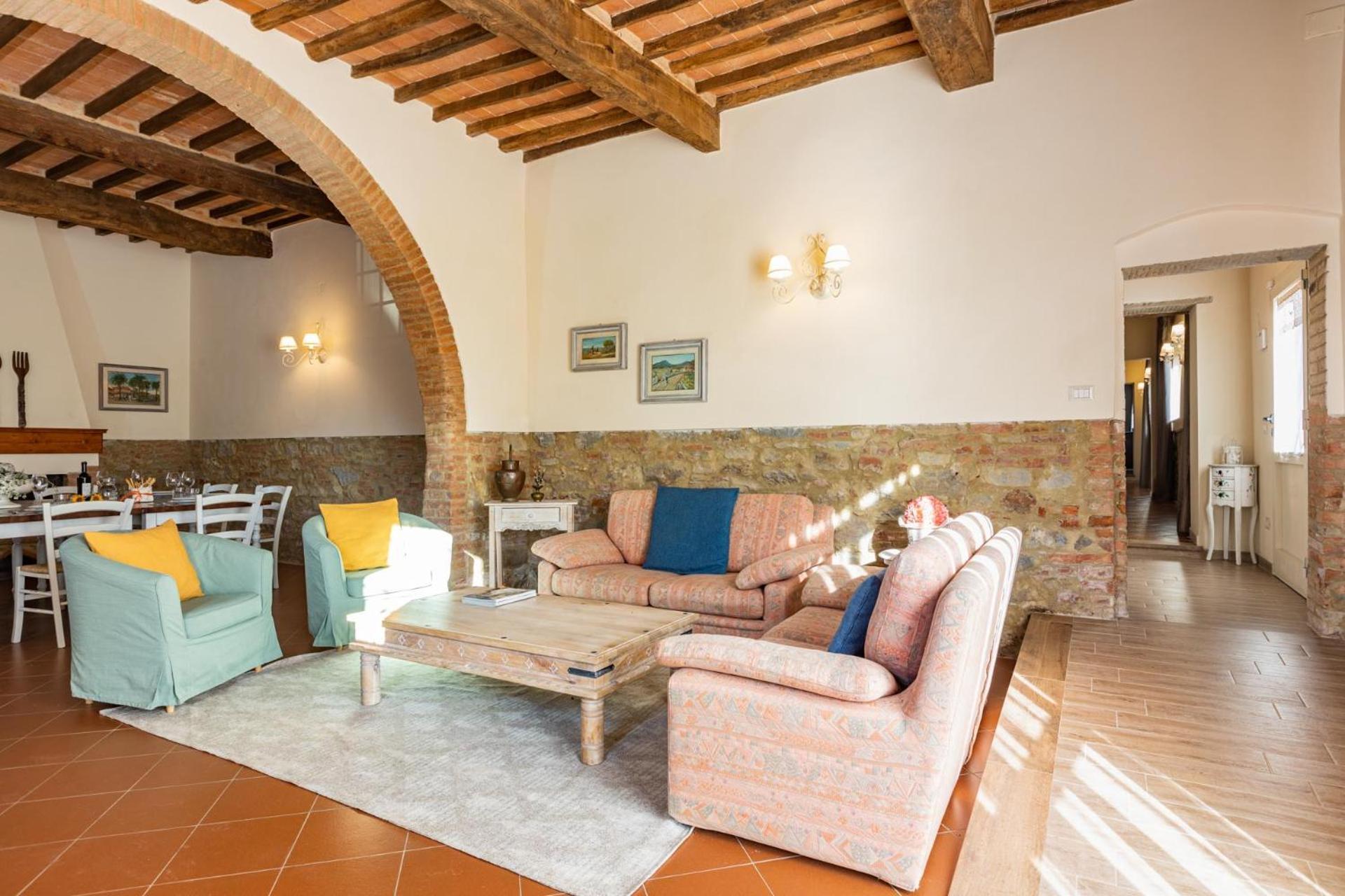 Gorgeous Villa Peccioli, With Private Pool, Ac, Wifi Legoli Exteriör bild