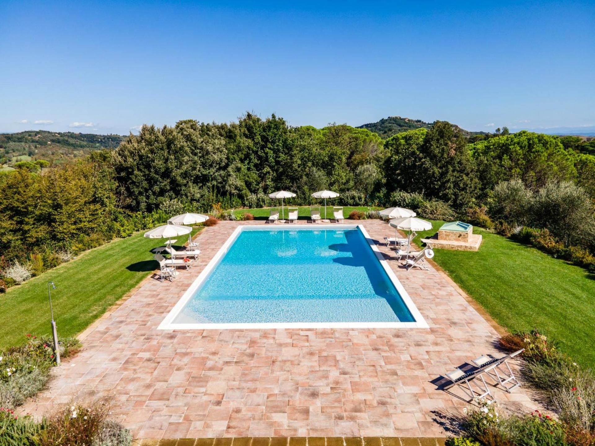 Gorgeous Villa Peccioli, With Private Pool, Ac, Wifi Legoli Exteriör bild